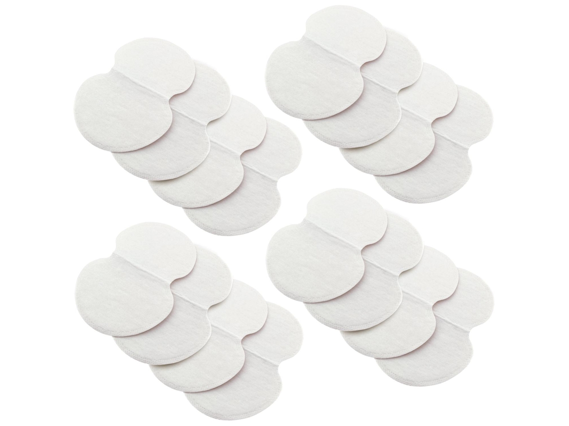 Paquete de 20 almohadillas adhesivas para el sudor.