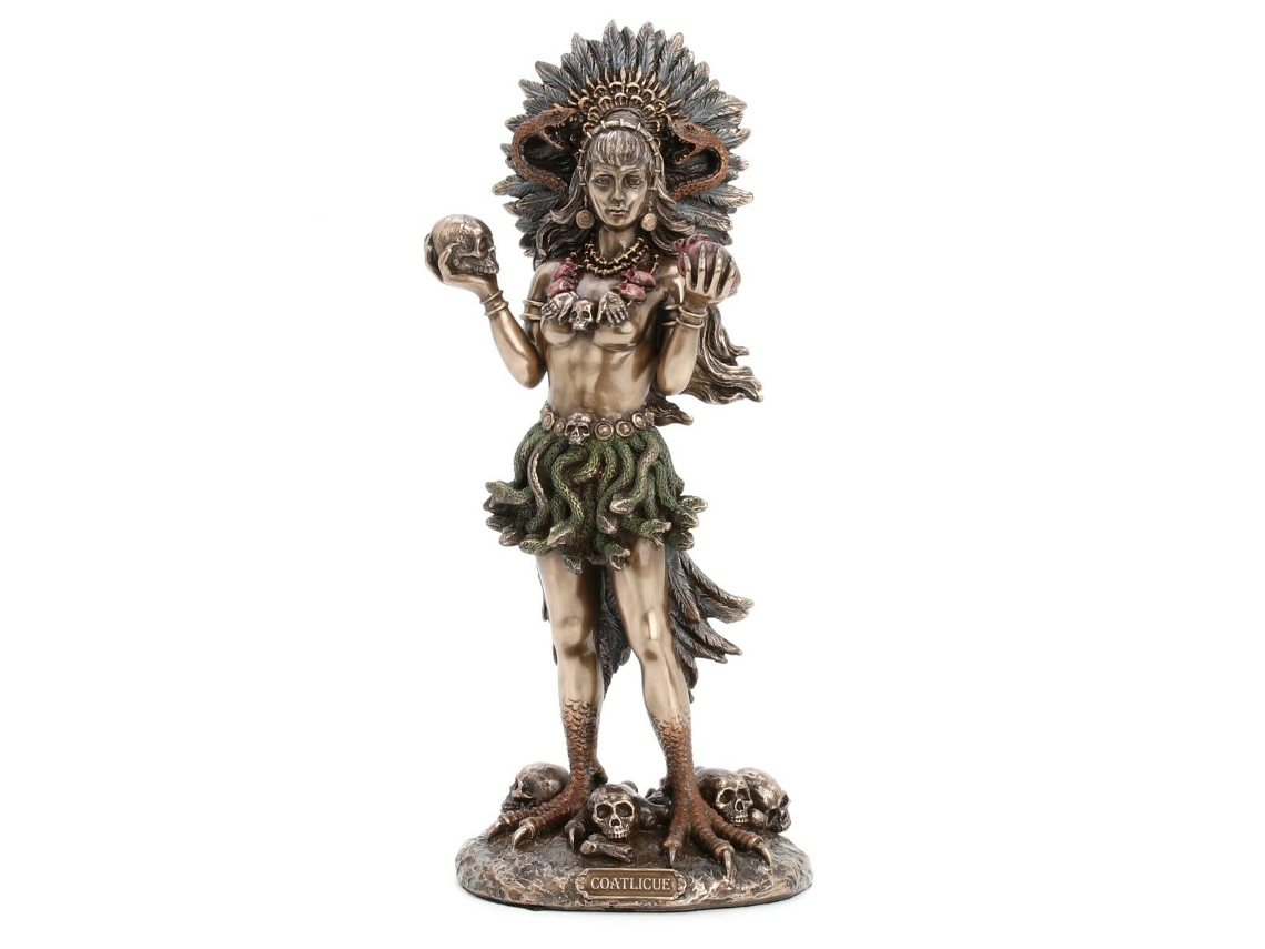 Figura Decorativa SIGNES GRIMALT Coatlicue Resina 9x25x10 cm