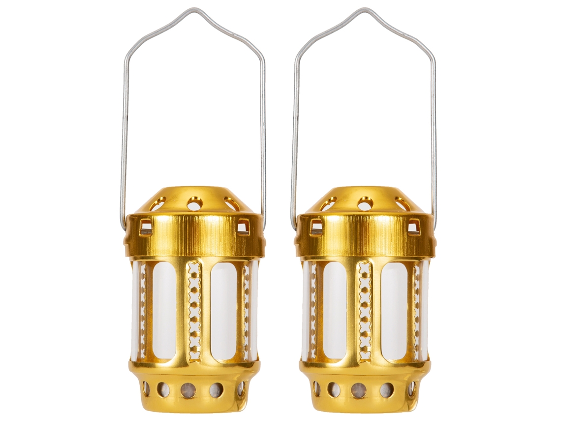 Lámpara De Vela Portátil De Aluminio Para Acampar, Pescar De Noche, Linterna De Exterior Con Gancho.