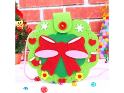 Artesanato De Natal Em Feltro Diy Não Tecido Lindo Ornamental Manual Para Crianças