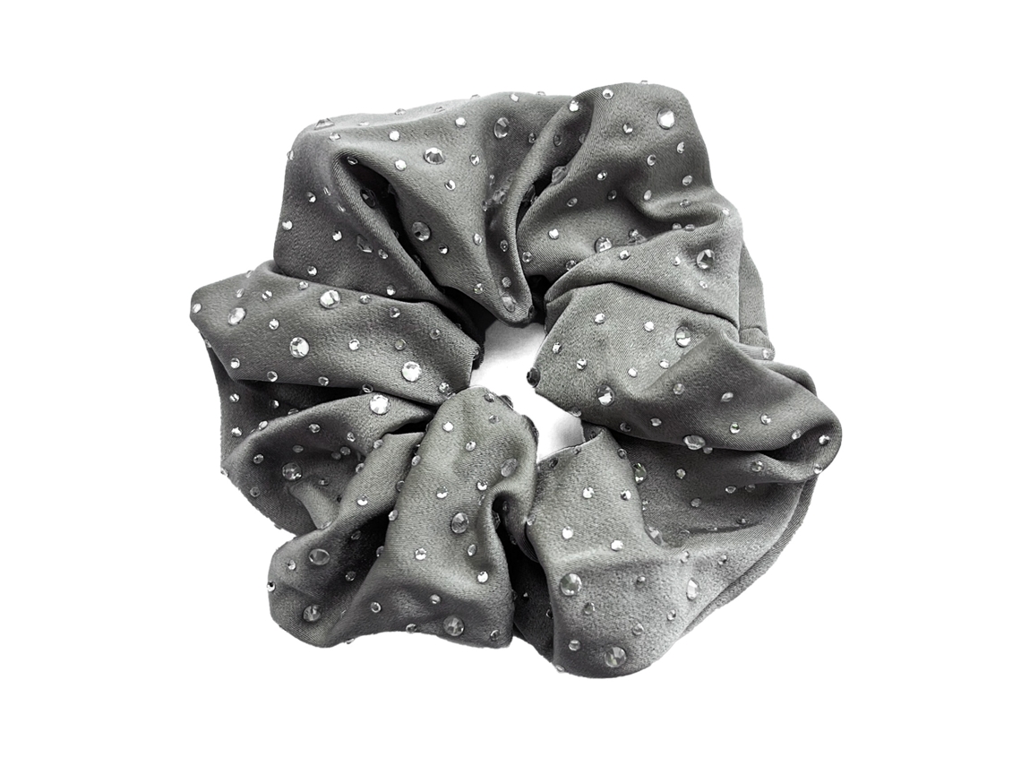 Paleta de satén cristal de pelo de búho clásico Glamour Gray AVIZAR