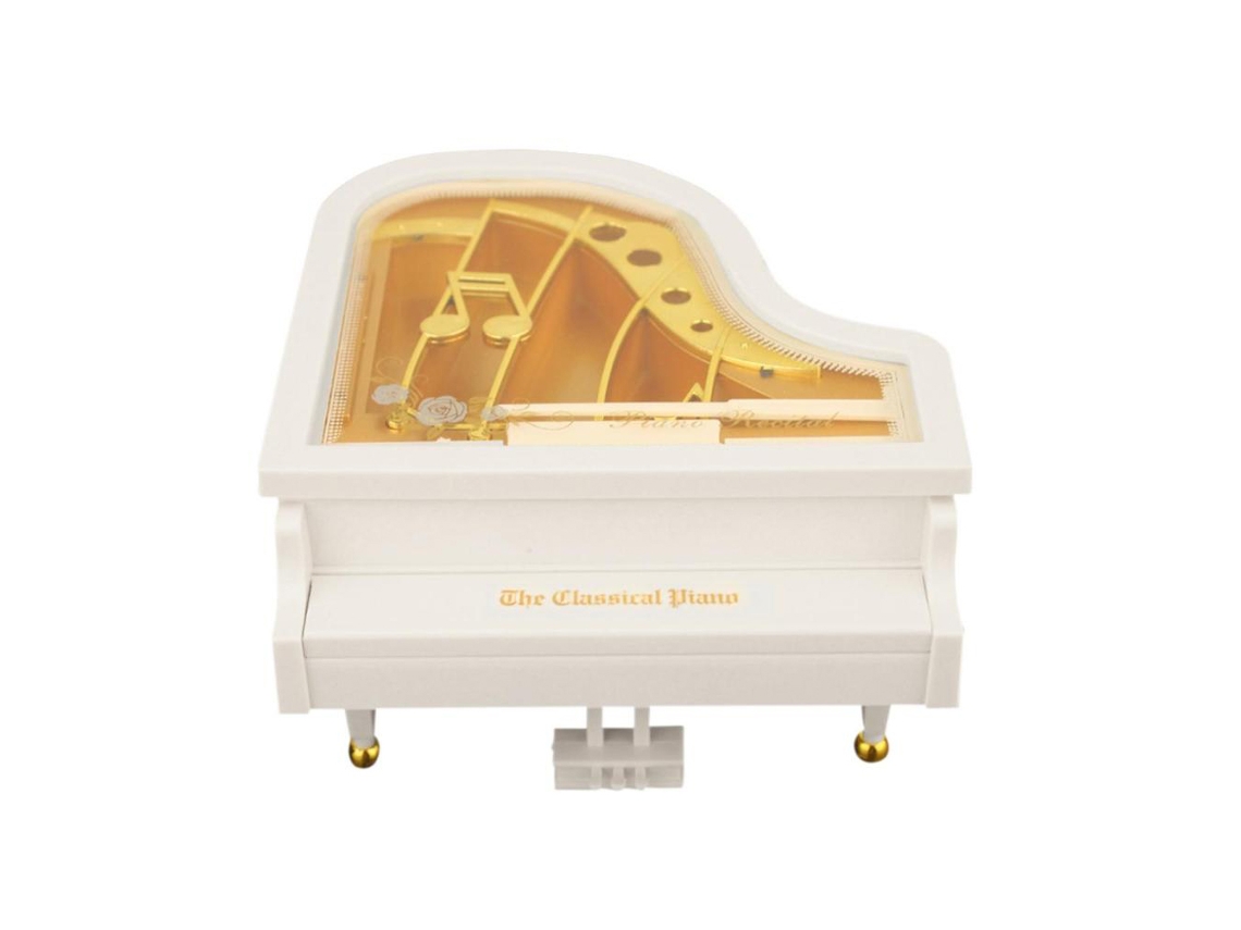 Caja Musical Mecánica De Piano Con Música Clásica Decoración Bonita