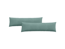 Cojines para sofá (2 unidades) - Cojín para sofá verde mar 145 x 40 cm HARLANV1