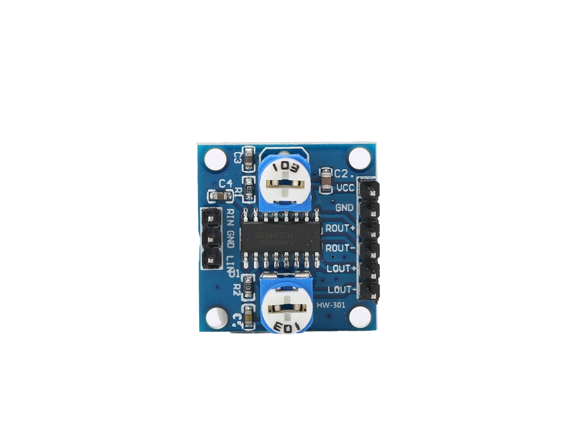 Placa Amplificadora Digital Estéreo Pam8406 De 5 W X 2 Con Potenciómetro De Volumen, Libre De Ruido.