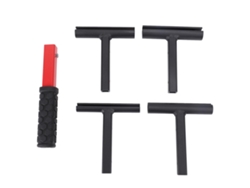 Kit De Llave De Ajuste De Bisagras 4 En 1 Para Puertas De 14 Mm A 25 Mm, Acero De Alto Carbono.