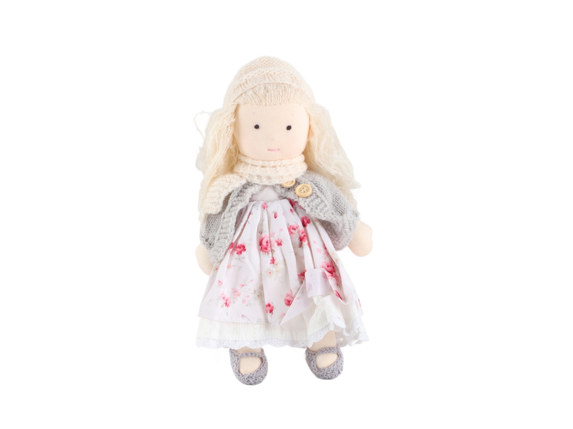2026-muñeca Waldorf Hecha A Mano De Algodón Muñeca De Peluche Bonita Muñeca Bebé Juguetes De Vestir