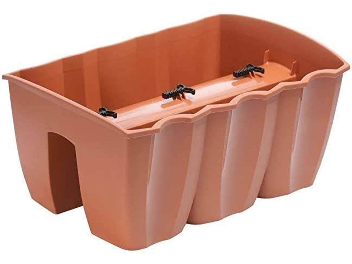 Maceta PROSPERPLAST Crown (Castaño - 39.3x27.8x20.1 cm)