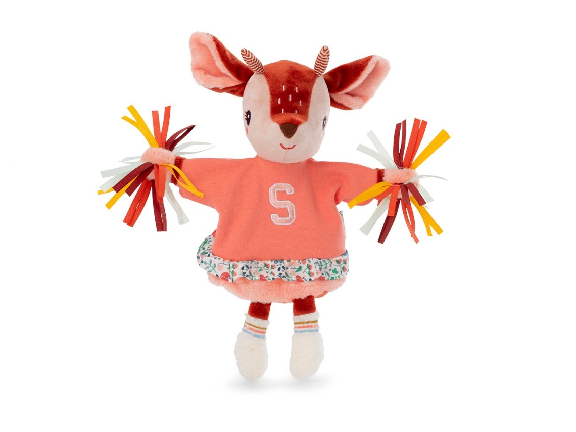 Marioneta de mano liliputiense Pompón Stella, muñeca suave para juegos de simulación y narración. Lilliputiens