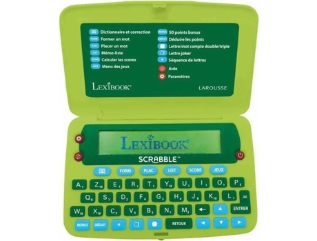 LEXIBOOK - Dicionário Eletrônico de Scrabble - Nova Edição