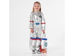 2026-disfraz De Astronauta Traje Espacial Para Niños Mono Aventura Disfraz De Halloween Cosplay Acx S(105cm-115cm) Ropa De Astronauta