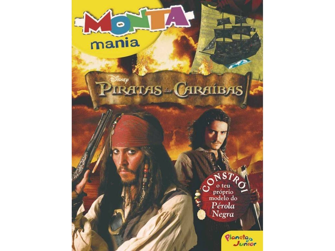Libro Piratas Das Caraíbas-Constroi - Monta Mania de Disney (Portugués)