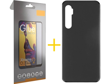 Kit Funda + Protector de Pantalla Xiaomi Redmi Note 10 Lite SKYHE Full Liso (Negro)