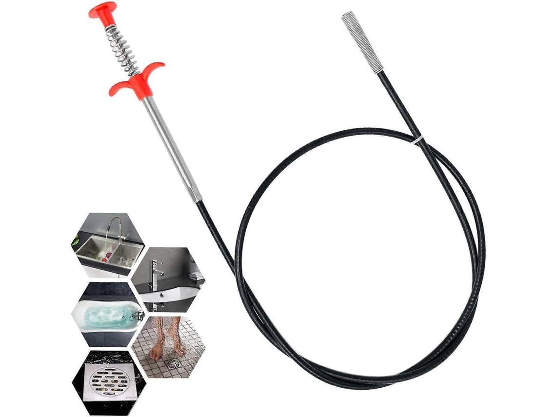 Pinza Flexible De 160cm Para Drenajes, Agarra Cabello, Basura E Objetos Importantes, Duradera Y Ecológica