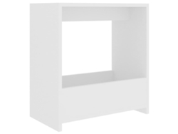 Mesa Auxiliar 50x26x50 Cm Derivados de Madera Blanco MAISON EXCLUSIVE