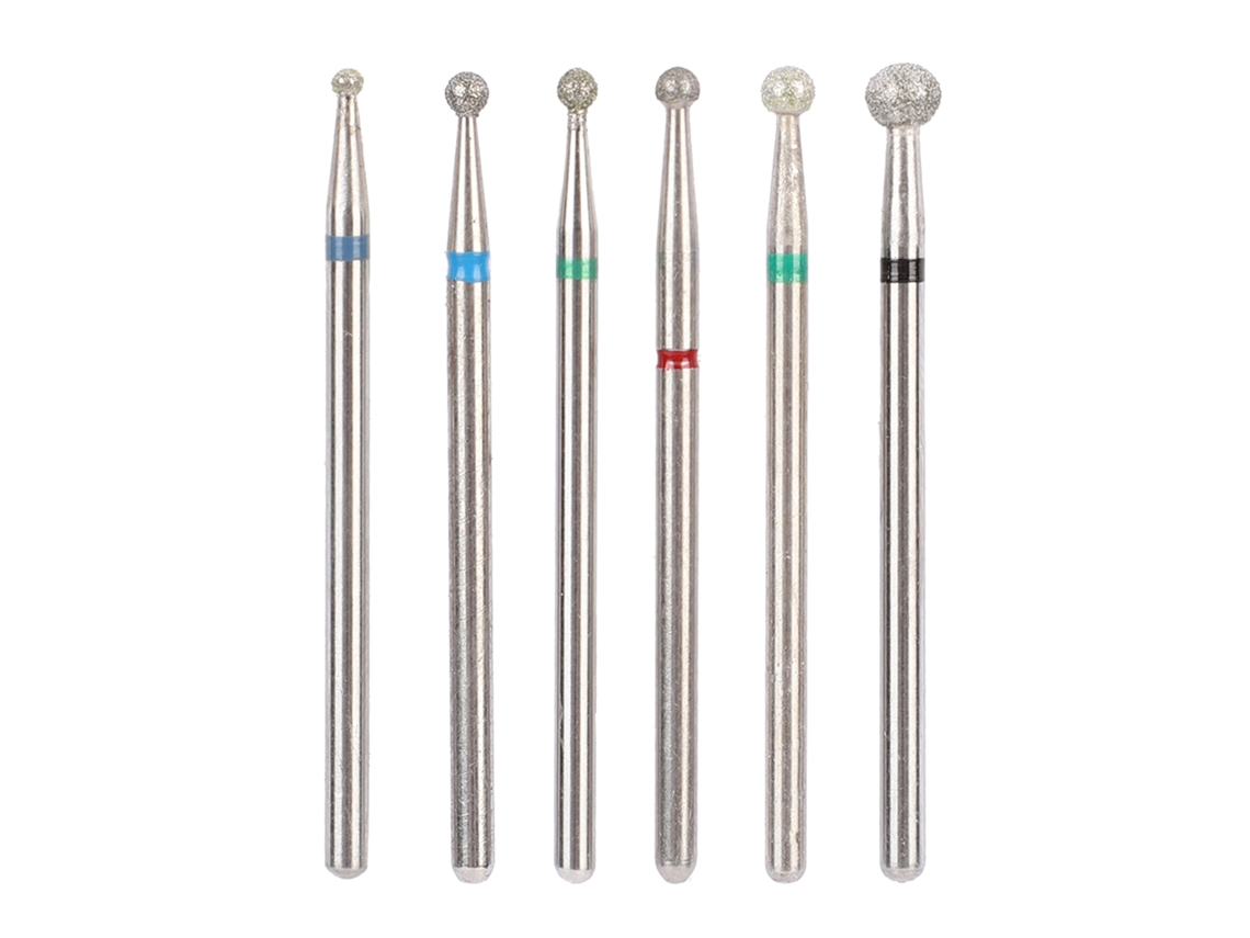 6pcs Kit Brocas De Acero Inoxidable Para Uñas Accesorios De Taladro De Manicura Jg3