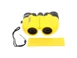 Telescopio Compacto Hd Ziyouhu 10x22 Para Niños, Binoculares Portátiles, Abs Amarillo