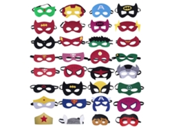 Máscaras de fieltro para Halloween - Paquete de 32