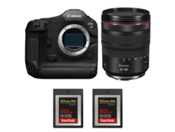 Canon Eos R1 + Rf 24-105mm F/4 L Is Usm + 2 Sandisk 512gb Extreme Pro Cfexpress Type B + Ebook “20 Consejos Para Fotos Que Impactan”