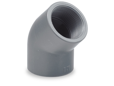 Codo 45º Pvc Presion Mixto 75X21/2 HIDROTEN