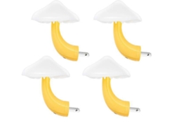 Luz nocturna LED con forma de seta, mini luz nocturna mágica para niños y adultos. Rosewell