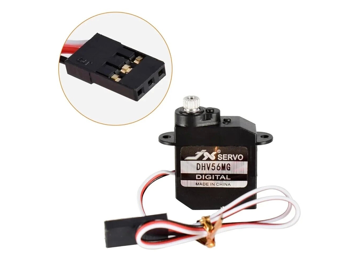 Jx Dhv56mg 5.6g 1.2kg Mini Steering Metal Gear Digital Coreless Servo For Rc Car/robot/fixed Wing/helicopter/drone