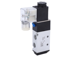 Electroválvula neumática eléctrica de 2 posiciones y 5 vías para equipos de 12 V CC