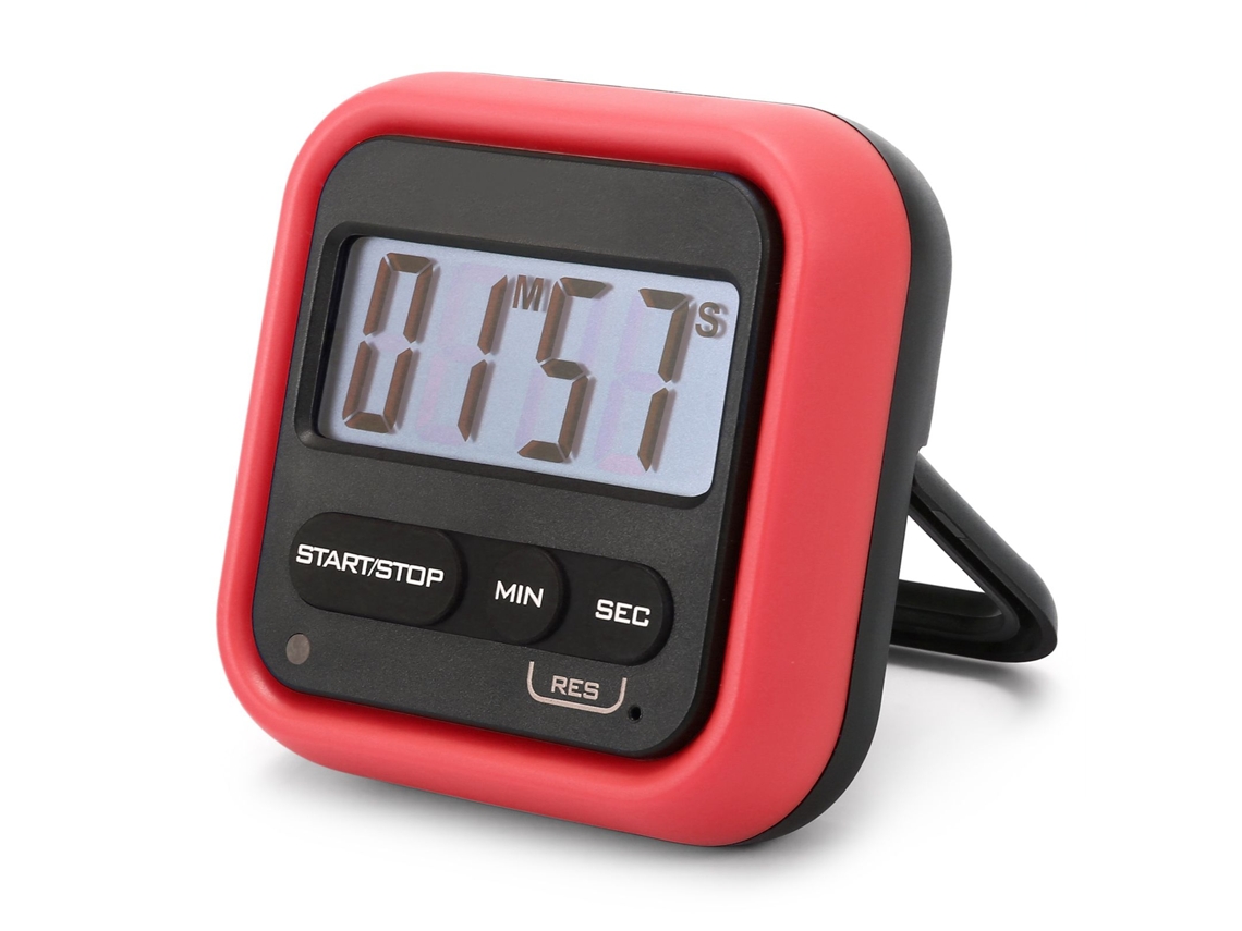 Cronómetro Digital De Cocina Con Alarma Potente Y Pantalla Lcd Grande Para Usar En La Cocina, En El Aula Y En El Baño.