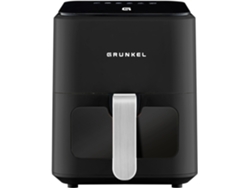 GRUNKEL - Freidora aire - Airfryer - EASY FRYER de 4L y 1200W con panel de control digital Multifunción. Temporizador 60 minutos 7 programas de cocina para freir sin aceite (Negro)
