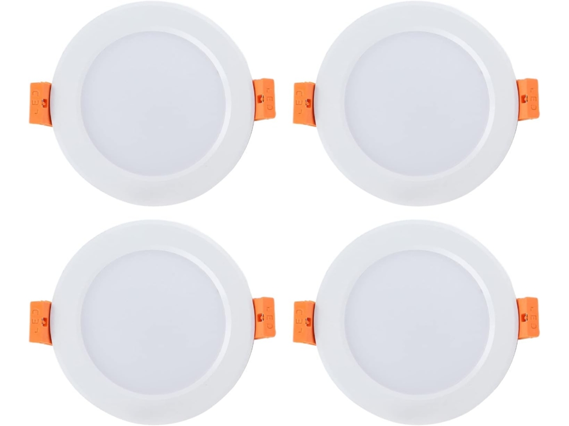 Plafonnier Led Rv En Alliage D'aluminium Durable 300lm 6000k Para Caravane Yacht 4 Piezas Bolsas