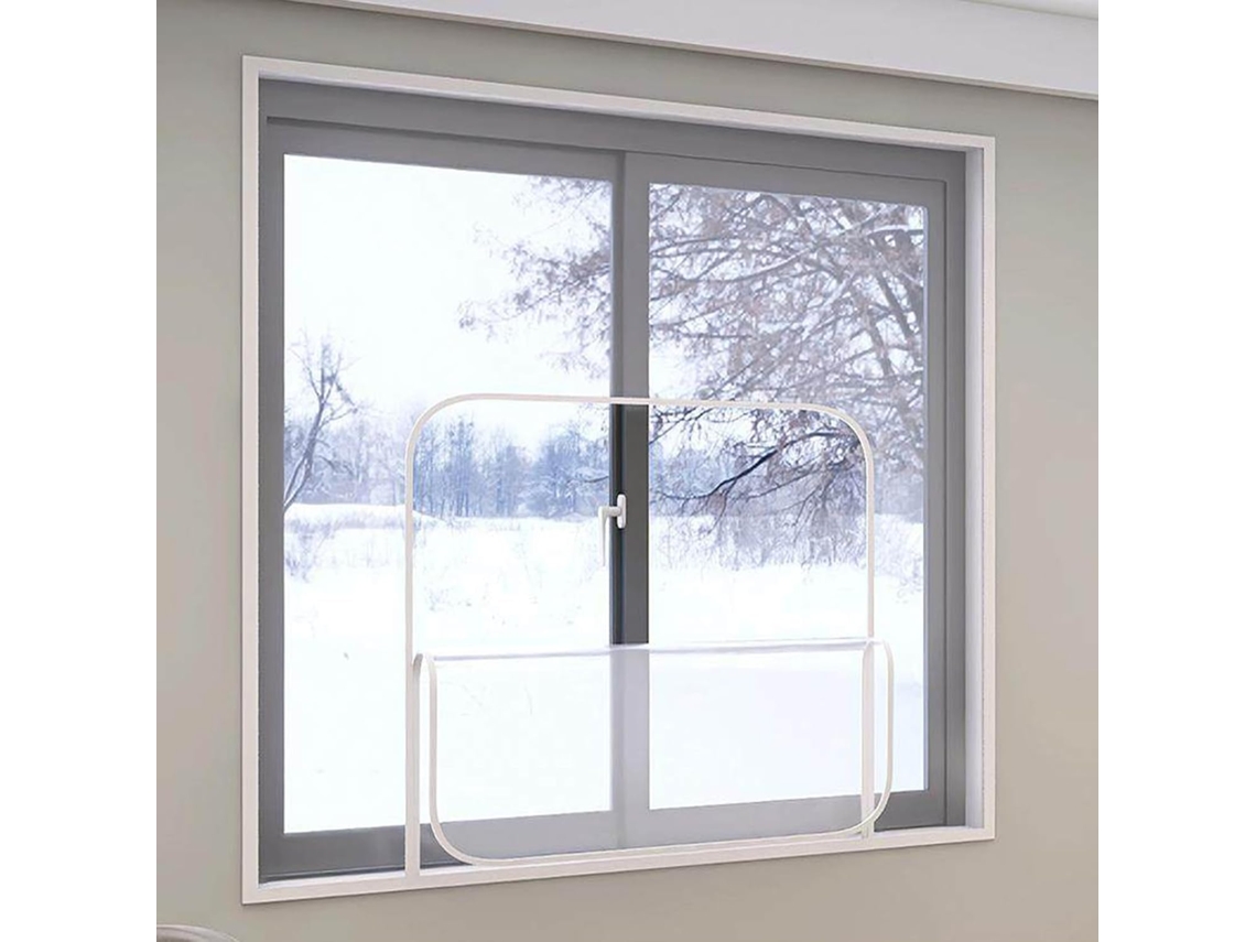 Lámina Aislante Transparente Para Ventanas, Kit De Aislamiento Térmico Interior Invierno, Lámina Burlete, F...