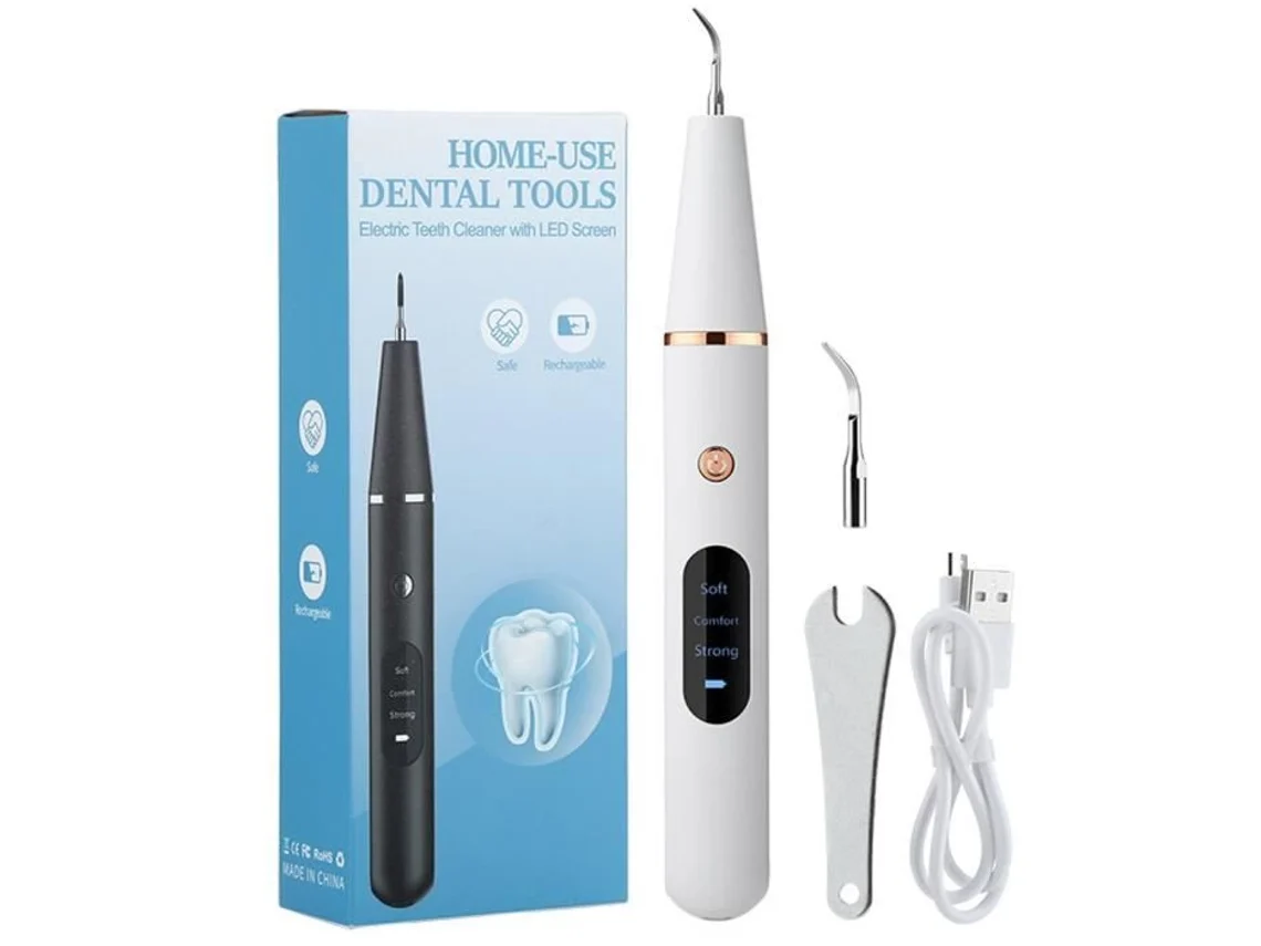 Irrigador bucal ultrasónico recargable-Usb portátil -Blanco