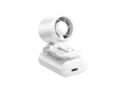 Mini Ventilador Portátil Dobrável Com Clipe Para Boné, Recarregável Via Usb, Uso Manual E No Carro, Com Alça De Ombro, Alta Velocidade