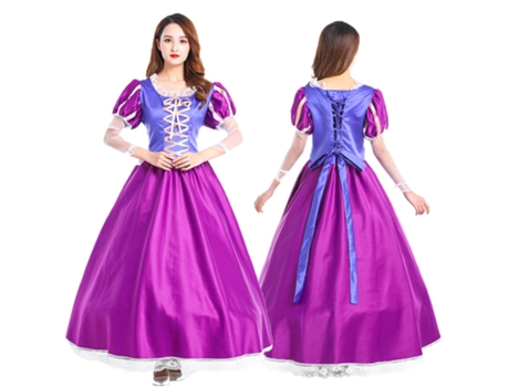 Vestido FPSP Enchanted Wonderland Rapunzel Disfraz Princesa (M)