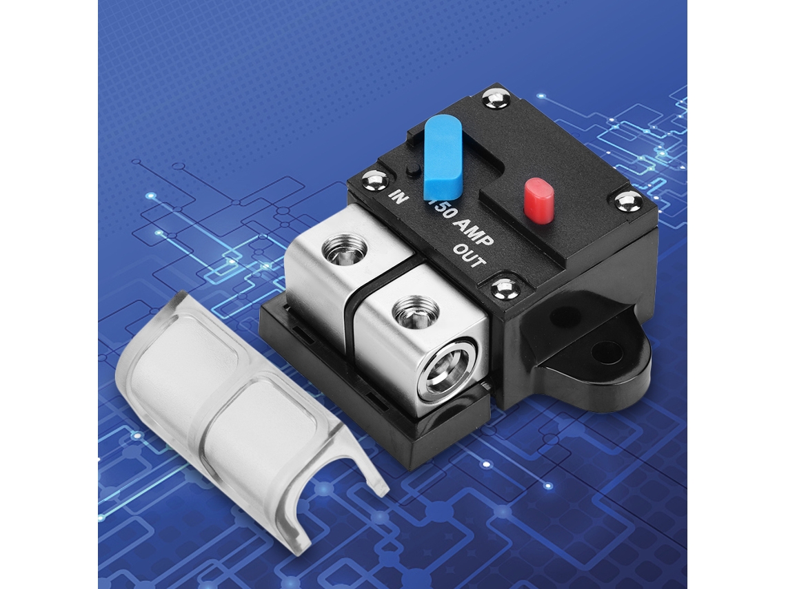 Omni-disyuntor Automático De 150a Con Portafusible Para Coche Inversor Automotriz
