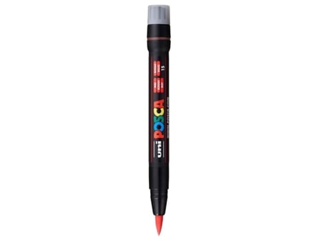 Marcador POSCA PCF-350 Punta Pincel Rojo (Punta de 1 a 10 mm)