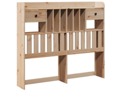Cabecero con almacenaje 135 cm Madera maciza de pino EXCLUSIVA MAISON