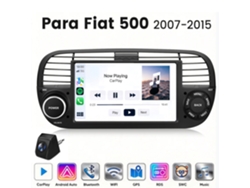 Radio Para Coche Junsun De 7 Pulgadas Con Android 15 (2 Gb + 64 Gb) Para Fiat 500 (2007-2015) – Carplay, Android Auto, Gps Y Cámara Trasera Incluidos