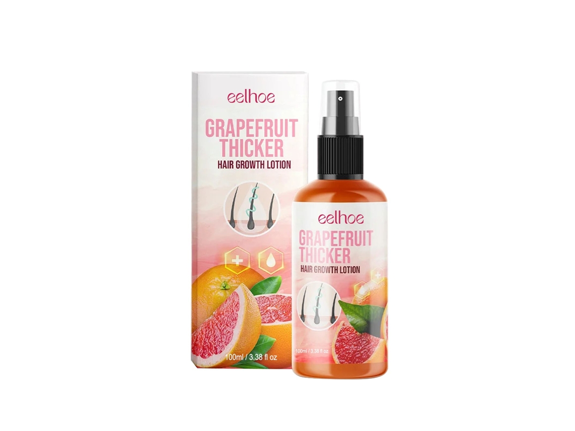 El spray para el crecimiento del cabello con pomelo de Eelhoe repara, hidrata y fortalece el cabello.
