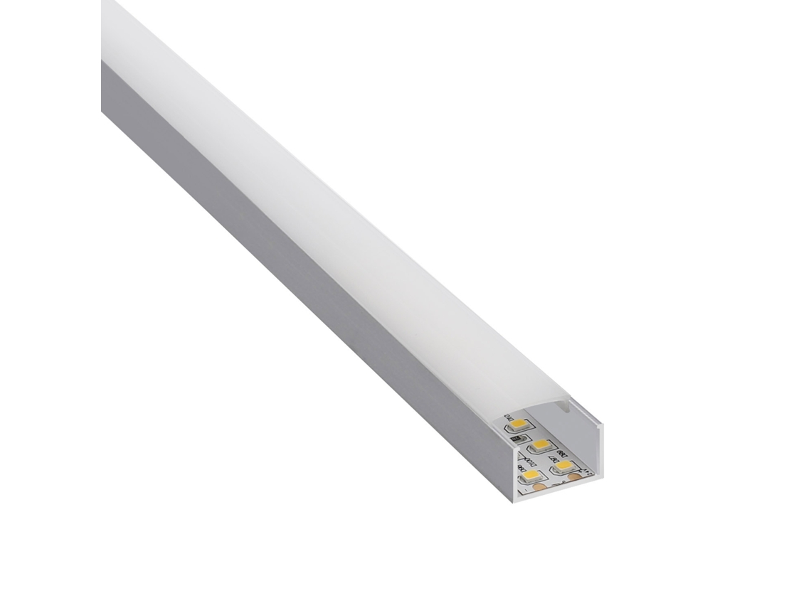 Perfil Aluminio Sing Para Tiras Led 2 Metros LEDBOX