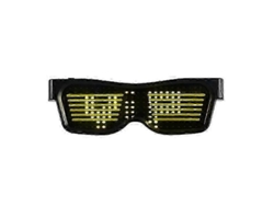 Gafas Led Personalizables Con Función Bluetooth Programable, Controladas Por Aplicación Para Fiestas.