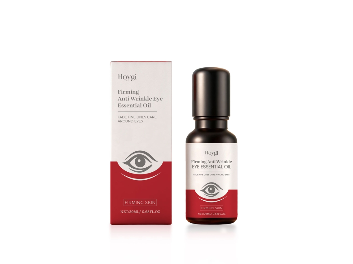 Sérum antiarrugas para el contorno de ojos con aplicador de rodillo para un efecto reafirmante.