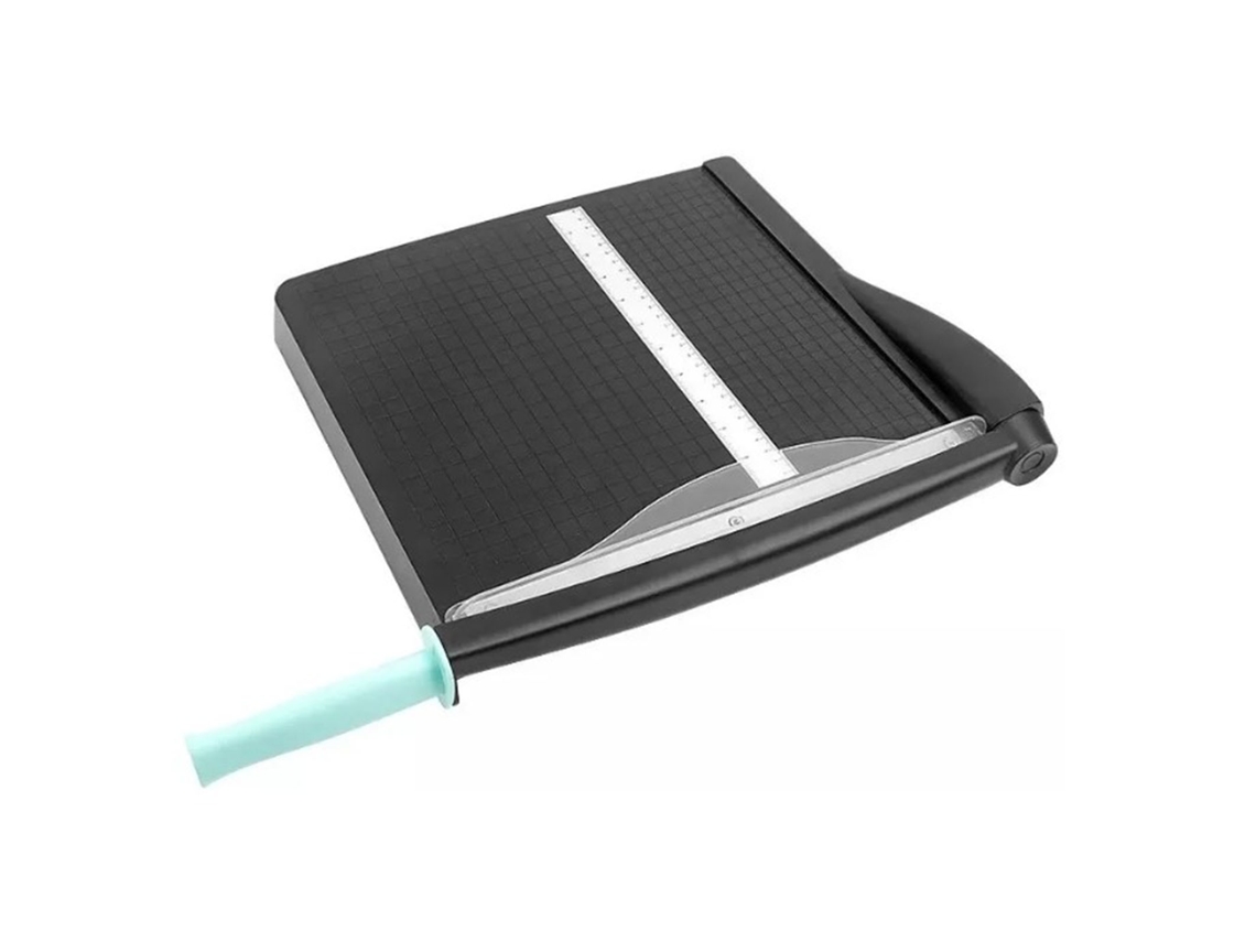 Cortador De Papel De 30 Cm Con Cuchilla De Acero, Mango Ergonómico Y Patas Antideslizantes Para Uso En La Oficina Y El Hogar.