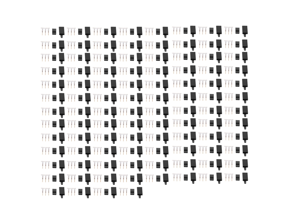 Kit De Conectores Para Servos Rc, 100 Unidades, Conector Jst De 3 Pines Con Gancho Para Accesorios De Aviones Rc.