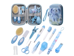 Kit De Higiene Infantil 12 Em 1,ideal Para Crianças E Bebés Azul Hexinyigjly