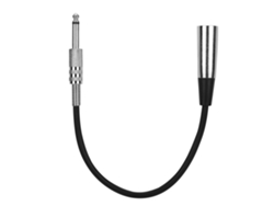 Cable De Audio Con Conector Macho De 6,35 Mm A Conector Hembra Xlr Para Micrófono, Grabadora Y Guitarra Eléctrica