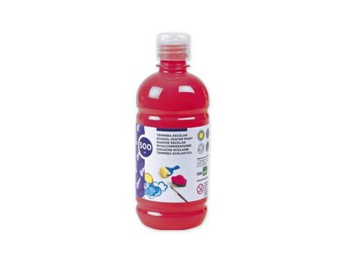 Guache Escolar Liderpapel 500 Ml Vermelho