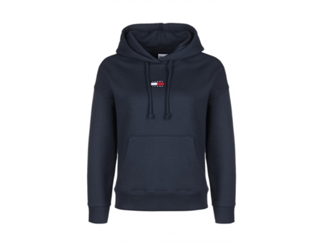 Sudadera TOMMY JEANS Algodón Mujer (S - Azul)