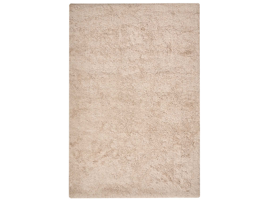 Tapete Casa De Banho Goela Castanho Claro 60 X 90 Cm Algodão
