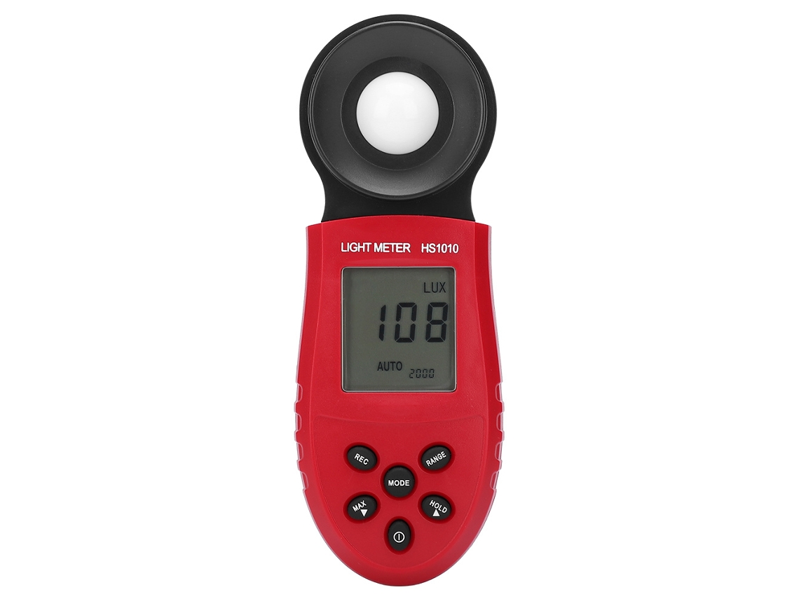 Medidor De Luz Portátil Hs1010, Iluminador Digital Con Pantalla Para El Hogar Y La Oficina.