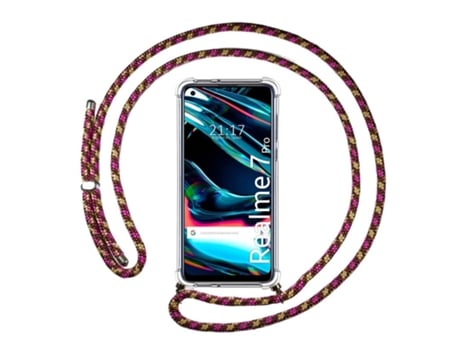 Carcasa Realme 7 Pro TUMUNDOSMARTPHONE Colgante Rosa